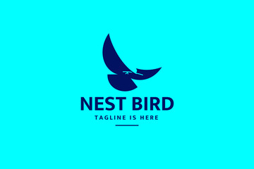 Abstract Bird Logo Design