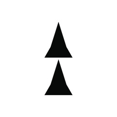 Fototapeta premium Up Arrow Icon. Arrow sign for web site design, logo, app, UI. Up arrow icon illustration on white background