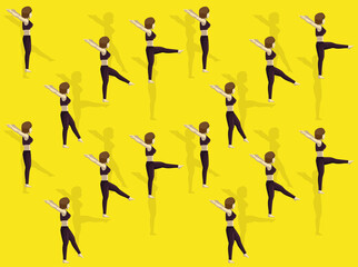 Manga Cartoon Front Scale Seamless Wallpaper Background