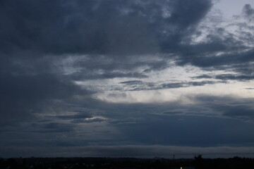 Dark Rainy Clouds Sky Replacement