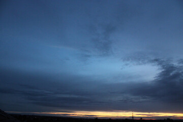 Blue Evening Sky Replacement Texture