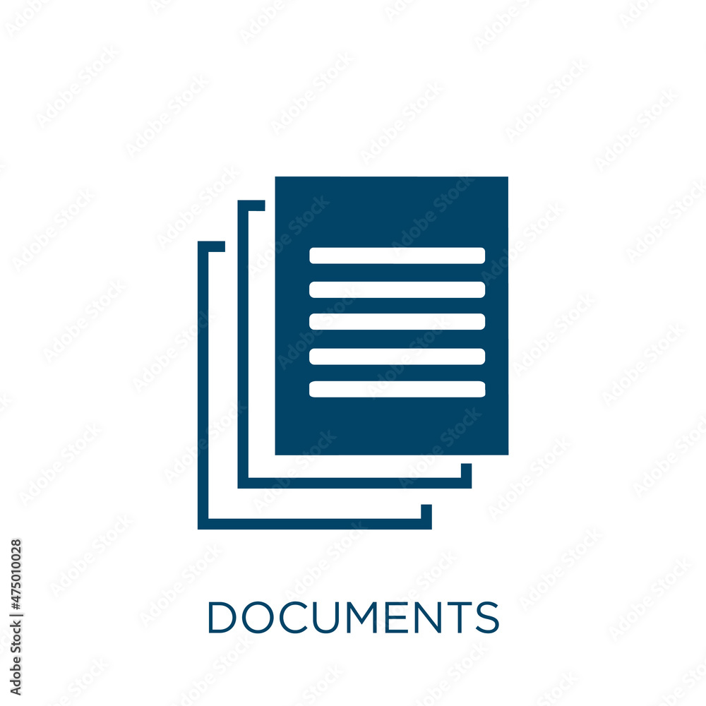 Poster documents vector icon. document filled flat symbol for mobile concept and web design. black office g