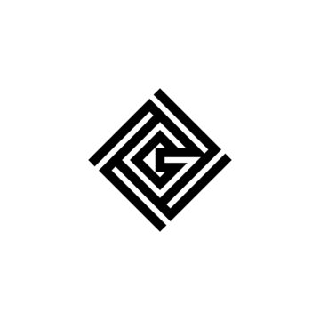 letter G initial monogram logo icon vector template