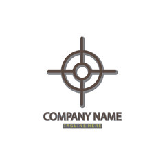 Obraz premium wind direction illustration logo circle captain vector design