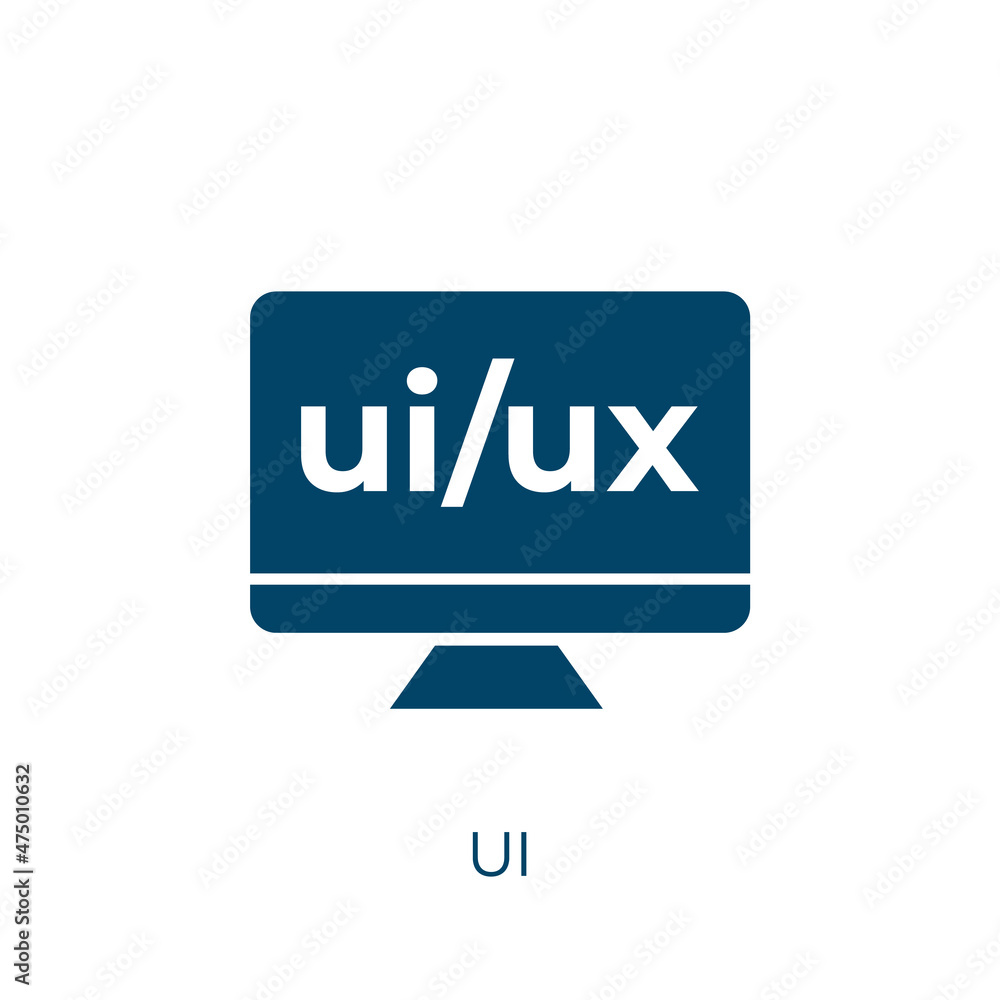 Aufkleber ui vector icon. interface filled flat symbol for mobile concept and web design. black internet glyph