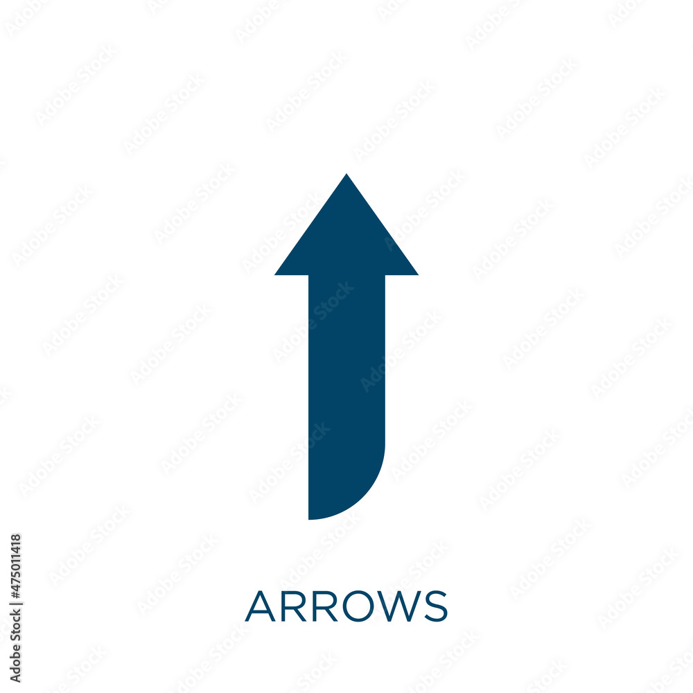 Poster arrows vector icon. arrow filled flat symbol for mobile concept and web design. black navigation gly
