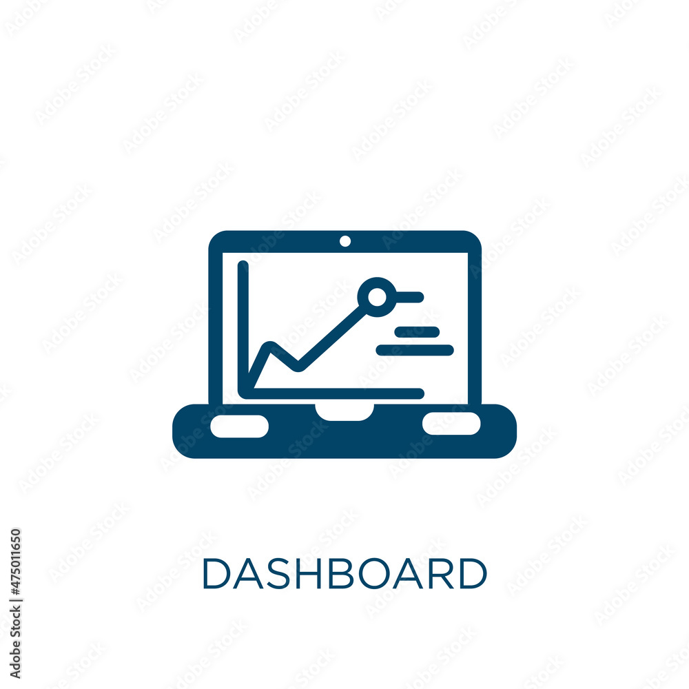 Aufkleber dashboard vector icon. interface filled flat symbol for mobile concept and web design. black interne