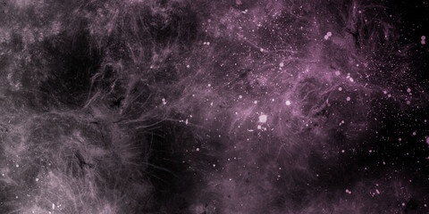 abstract space, colorful nebula, stars and sky