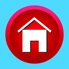 circle button vector design home
