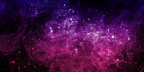 abstract space, colorful nebula, stars and sky