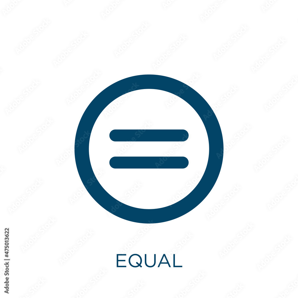 Poster equal vector icon. equality filled flat symbol for mobile concept and web design. black collection g