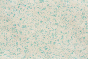 snowflakes on old paper texture