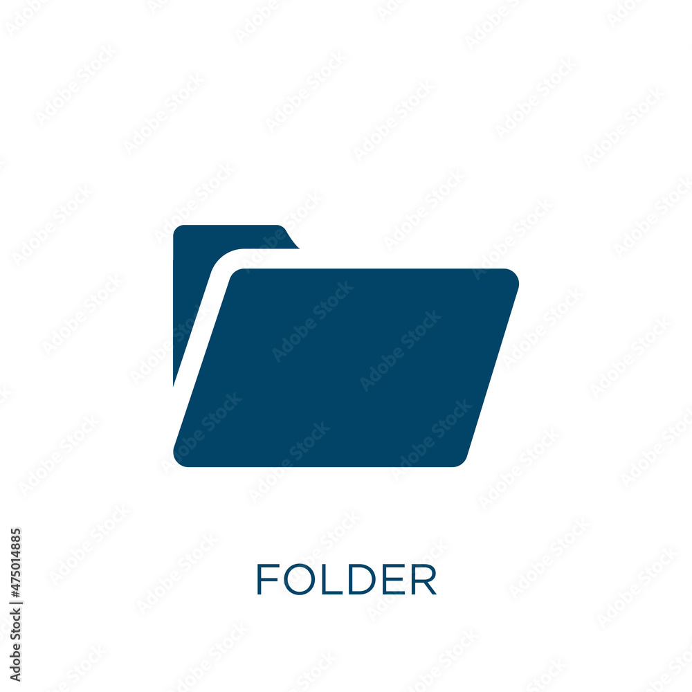 Poster folder vector icon. document filled flat symbol for mobile concept and web design. black file glyph 