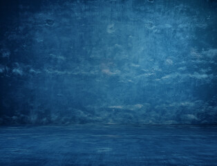 blue concrete background