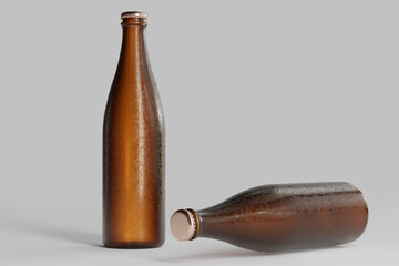 Cold Beer Bottle