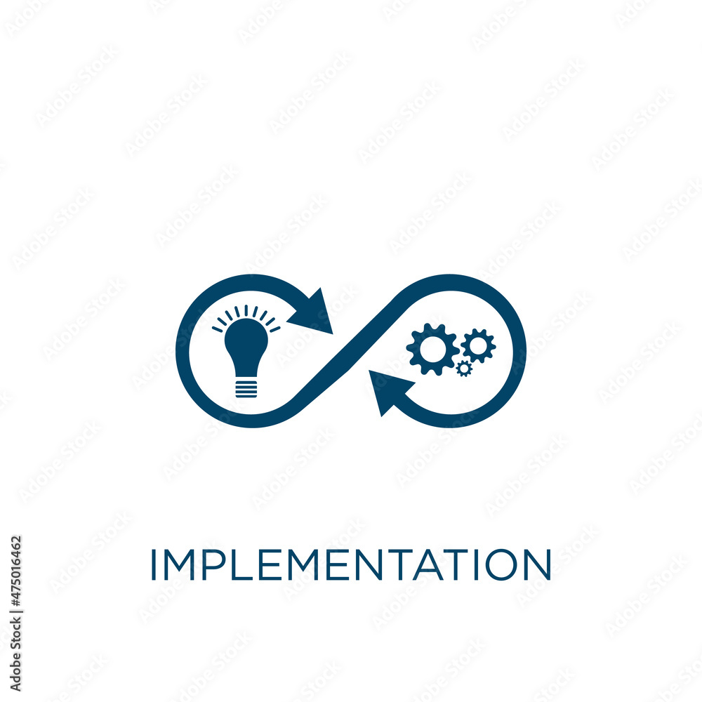 Poster implementation vector icon. engineering filled flat symbol for mobile concept and web design. black 