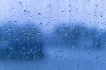 Water drop in rainy season.