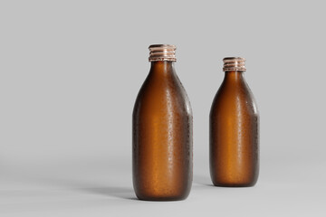 Cold Beer Bottle