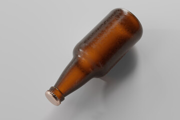 Cold Beer Bottle