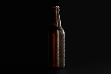 Cold Beer Bottle