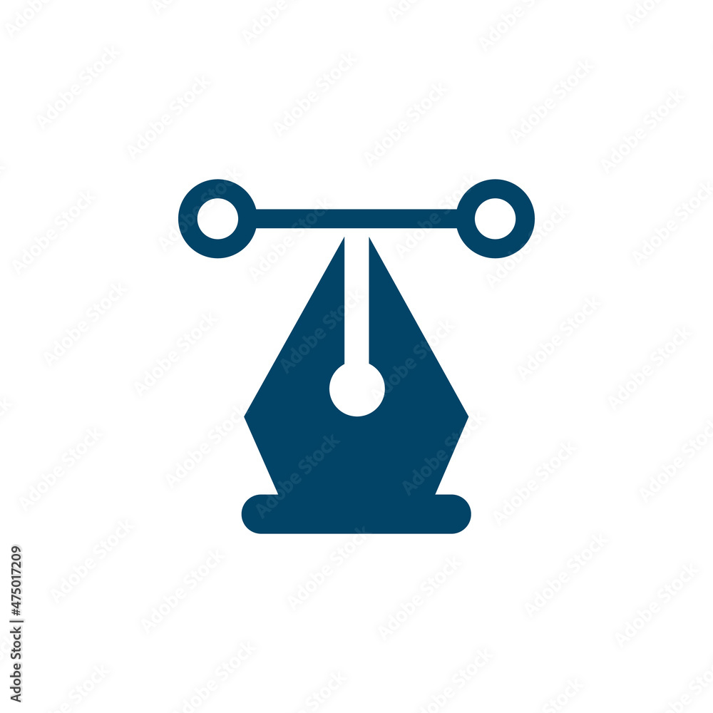 Poster vector vector icon. internet filled flat symbol for mobile concept and web design. black business gl
