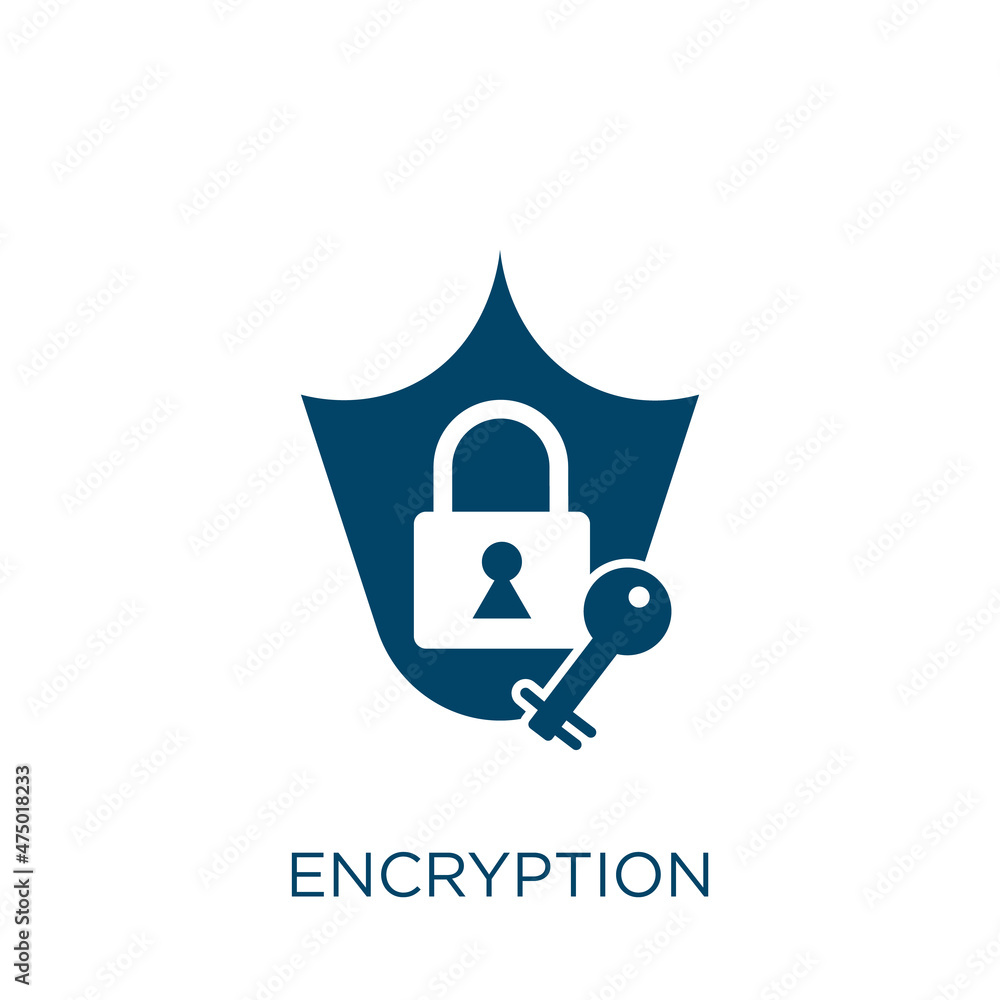 Poster encryption vector icon. protection filled flat symbol for mobile concept and web design. black passw