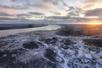 winter north of russia