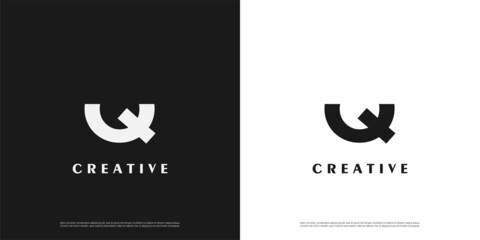 Letter Q logo icon abstract design template elements