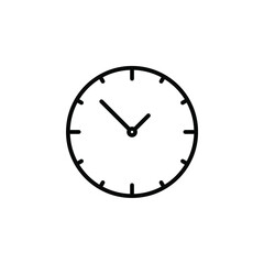 Clock, Timer, Time Line Icon, Vector, Illustration, Logo Template. Suitable For Many Purposes.