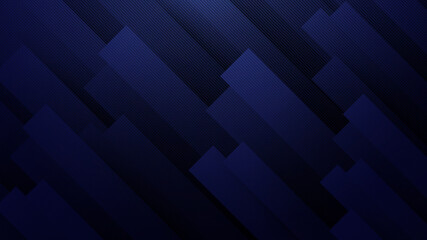 Dark blue rectangle geometric shapes with lines abstract background