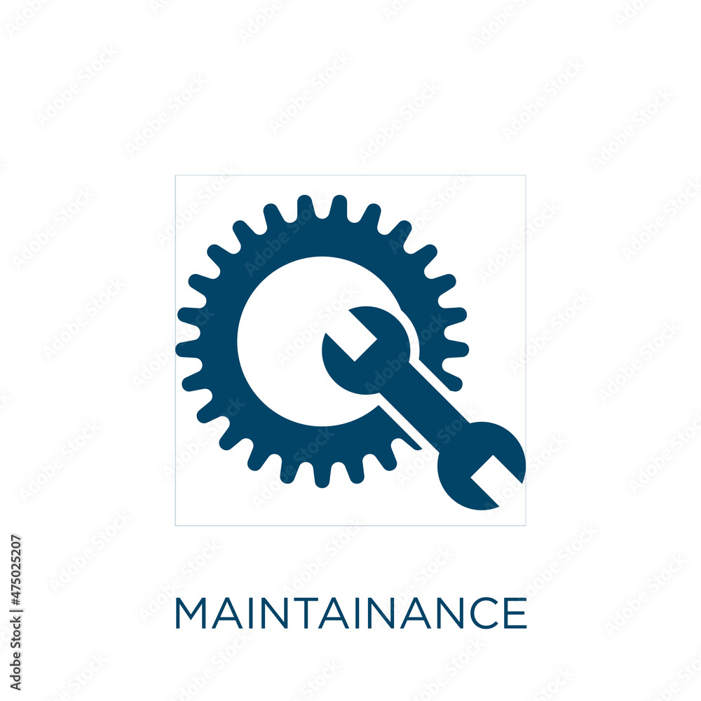 Poster maintainance vector icon. maintain filled flat symbol for mobile concept and web design. black work 