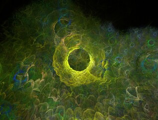 Imaginatory fractal abstract background Image