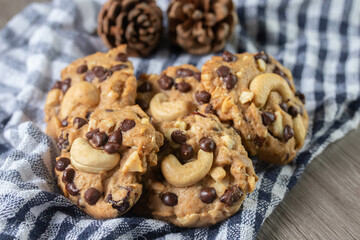 Chocolate Chip Cookies with Cashews
