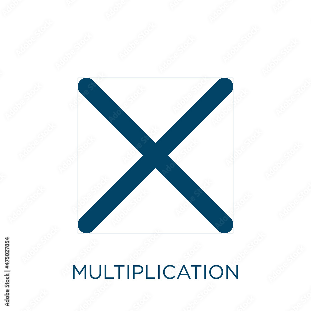 Poster multiplication vector icon. multiple filled flat symbol for mobile concept and web design. black bus