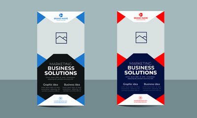 Business Roll up banner design for your Business with vector layout template design and modern idea professional design for you