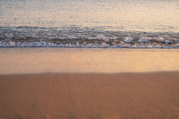 Marine summer background. Landscape of the sea or ocean.