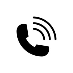 Phone line vector icon