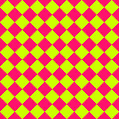 Pink and green squares seamless pattern. Vector illustration.