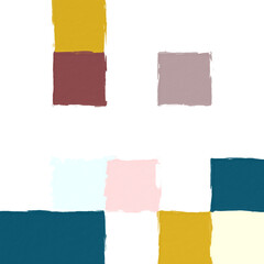 Colorful abstract mosaic with a rough texture background. Colored square pattern background. Picture for creative wallpaper or design art work. Backdrop have copy space for text.