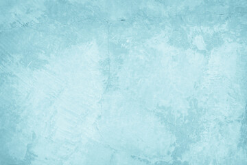 Pastel blue and white concrete stone texture for background in summer wallpaper. Cement and sand wall of tone vintage.