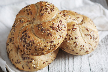 Freshly baked bread