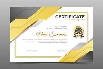 Sporty employee of the month certificate template