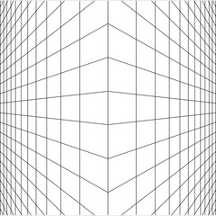 Optical Illusion Lines for Background. Vector Illustration