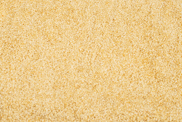 Sesame seeds as a background.