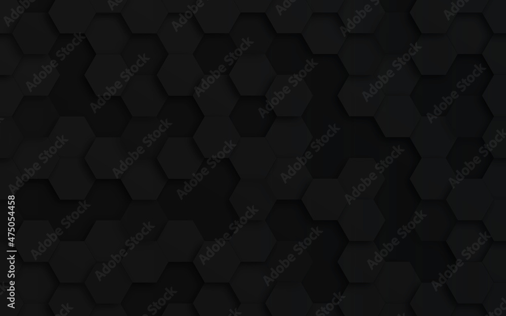 Poster hexagon concept design abstract technology geometry pattern background vector eps, abstract white he