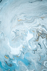 Luxury ART in Eastern style. Marbled paper. Natural Pattern. Abstract artwork. Style incorporates the swirls of marble or the ripples of agate. Beautiful painting.