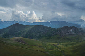 Fototapeta premium Zagedanskiy range, tourist resort of Arkhyz.