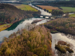 river in the mountains