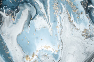 Luxury ART in Eastern style. Marbled paper. Natural Pattern. Abstract artwork. Style incorporates the swirls of marble or the ripples of agate. Beautiful painting.