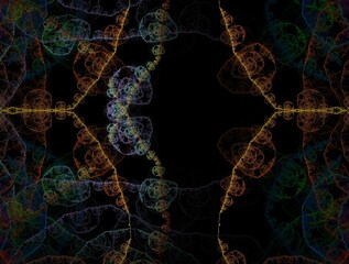 Imaginatory fractal abstract background Image